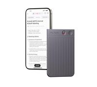 PLAUD NOTE Registratore vocale AI, controllo app, trascrizione e riepilogo potenziato da ChatGPT, supporta 57 lingue, 64 GB, registratore audio per chiamate, riunioni, interviste, nero