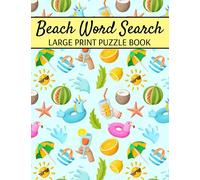 Plausible Bird Publishing Beach Word Search Large Print Puzzle Book (Tascabile)