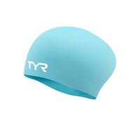 Plavecká čepička tyr silicone long hair turchese