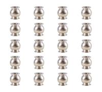 Plawee 20 Pezzi 3Mm Giunto Sferico estremità Stelo per 1/10 TRX4 TRX6 E- Summit T- E- Slash Ricambi Auto RC