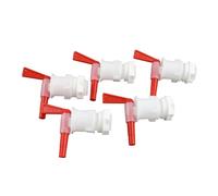 Plawee 5 Pezzi di Imbottigliamento In Plastica, Rubinetto per Birra, Barile di Birra, Rubinetto di Ricambio, Fermentatore, Rubinetto di Riempimento per Barile di Birra, Durevole.
