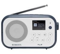 Play 30 Portatile DAB/DAB Radio Fm Con Bluetooth, Bianco/Blu - PLAY30BW