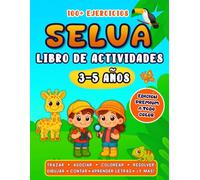 Play All Day! Libro preescolar de la Selva para niños de 3 a 5 años: Cuaderno de actividades a todo color con juegos de colorear, unir los puntos, ... para viajar o jugar en casa (Spanish Edition)
