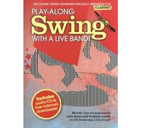 Play-Along Swing With A Live Band! Clarinet Clt Book/Cd