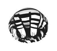 Play Ball Kitty - Cuffia da doccia impermeabile a doppio strato riutilizzabile con cordino elastico per la pulizia della casa e la doccia