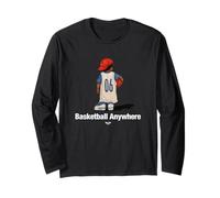 Play Basketball, Basketball Anywhere Illustration Graphic Maglia a Manica