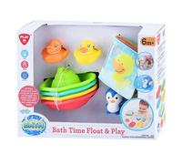 Play Bath Toy Set - Bath Book and Boats - 8 Pieces - Colourful Bath Fun