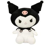 Play by Play Hello Kitty and Friends Peluche Kuromi, Poliestere Super Soft, 23 cm, 2 Assortiti, per Bambini da 0 mesi (nero)