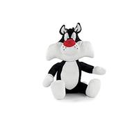Play by Play Looney Tunes - Peluches Looney Tunes Sitting Calidad Super Soft (17/26cm, Gato Silvestre)