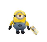 Play by Play Minions - Figure e peluche da 20 cm, 30 cm e 50 cm: Bob, Otto, Kevin, Stuart e Dave - Diverse edizioni e dimensioni a scelta (Stuart 20 cm)