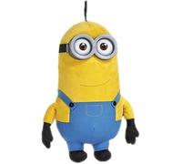 Play by Play Minions Rise of Gru Minions - Peluche di alta qualità, Bob, Otto, Kevin, Stuart, Dave con occhi in PVC, licenza originale (Kevin 33 cm)