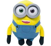 Play by Play Minions Rise of Gru Peluche Minions Peluche premium Nuova selezione Bob, Otto, Kevin, Stuart, Dave con occhi in PVC Licenza originale (Bob 24 cm)