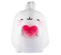 Play by Play Molang & Piu Piu - Peluche con licenza di peluche - 14 - 32 cm < Molang con cuore 32 cm >