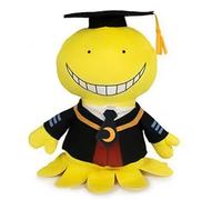 Play by Play Peluche Koro Sensei 22 cm - Assassination Classroom | Bambola di peluche anime morbido con costume insegnante e birrete | Regalo per fan e collezionisti