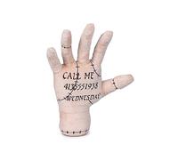 Play by Play Peluche MANO The Thing di Mercoledì Wednesday Addams Versione con scritta CALL ME - Altezza 25cm