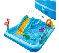 Play Center Giungla Gonfiabile ad acqua bambini bambine divertimento Jungle Adventure Play Center 244 x 198 x 71 cm