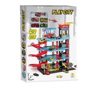 Play City - Garage Quattro Piani con Veicoli