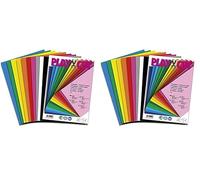 PLAY-CUT Carta colorata A3 (130 g/m²) | 50 fogli DIN A3 di carta per la stampa artigianale | Set di carta spessa stampabile e carta per stampante A3 | Carta da disegno colorata di alta qualità e carta