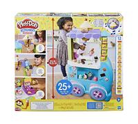 Play-Doh Il Super Camioncino dei Gelati, playset con cucina di grandi dimensioni con suoni realistici, 27 accessori, 12 vasetti