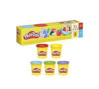 Play-Doh 5 Pack Back to School Compound Set Age 2+ 1 Player G1860 Tagli UnicaPolicloruri di vinile