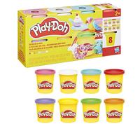 Play-Doh 8 Couleurs Arc-en-Ciel, Pots de pâte à Modeler de 85 g, Activité manuel
