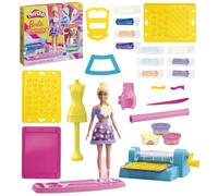Play-Doh, Barbie, Playset Studio di Modelli alla Moda, Macchina Crea Vestiti Personalizzati per Bambole, Giocattoli per attività manuali per Bambini e Bambine dai 5 Anni in su