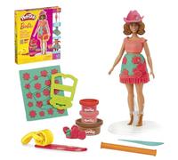 Play-Doh, Barbie, Set Fiori e Frange con Bambola