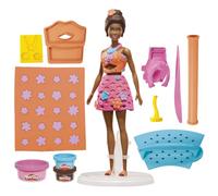 Play-Doh, Barbie, Uncinetto da Spiaggia, Crea Vestiti alla Moda per Bambole con la Pasta modellabile e Gli Accessori Fashion, attività artistiche per Bambini e Bambine dai 5 Anni in su