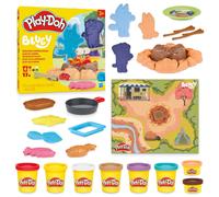 Play-Doh, Bluey va in Campeggio, playset con Strumenti a Tema falò, Giocattoli per attività manuali per Bambini e Bambine dai 3 Anni in su