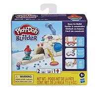 Play-Doh Builder Igloo Mini Animal Building Kit per bambini dai 5 anni in su con 2 lattine, non tossico - Set fai da te facile da costruire