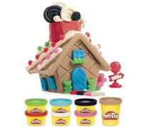 Play-Doh Builder, Mini residenza di Pan di Zenzero, attività manuali, Kit di Costruzione, Set per Tutte Le Stagioni con 8 vasetti Bambini e Bambine dai 5 Anni in su