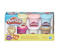 Play-Doh Coriandoli Composto Collezione - 6 X 56g Pentole + 2 X Formine Nuovo