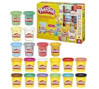 Play-Doh Confezione da 20 pezzi per creare e festeggiare, lattine da 2 once, regali e ricariche per bambini, arti e mestieri 2+