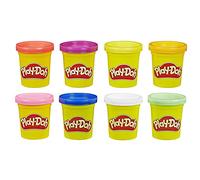 Play-Doh - Confezione da 8 vasetti di pasta da modellare
