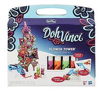 Play-Doh - DohVinci Flower Tower Kit Creativo, 4 Tubetti