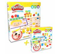 Play Doh Forma Imparare Letters And Languages Set Timbri 3x Pasta Russia Bambini