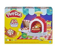 Play-Doh Four à Pizzas tournant, Coffret de pâte à Modeler avec 8 Accessoires et 5 Couleurs, Jouets de Cuisine factice pour Enfants, dès 3 Ans