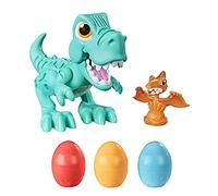 Play-Doh Hasbro Dino Crew - Il T-Rex Mangione, Dinosauro Giocattolo con Suoni da Dinosauro e 3 Uova, Bambini dai 3 Anni in su