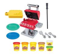 Play-Doh Hasbro Kitchen Creations Barbecue, per Bambini dai 3 Anni in su, con 6 Colori di Composto modellabile atossico e 7 Accessori