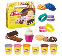 Play-Doh Hasbro, Playset Piccola Pasticceria, Arti e Mestieri Creativi per Bambini e Bambine dai 3 Anni in su, Ottima Idea Regalo, Include 6 Vasetti di Pasta Modellabile e Accessori