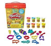 Play-Doh Hasbro Secchiello Deluxe, Playset con 8 Vasetti di Pasta da Modellare, Accessori e Custodia