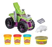 Play-Doh Hasbro Wheels - Monster Truck, giocattolo per bambini e bambine dai 3 anni in su, con accessorio per creare auto e 4 colori non tossici