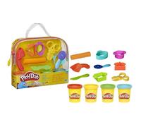 Play-Doh Il mio 1° Kit, 9 accessori con custodia e 4 barattoli di pasta da modellare, hobby creativo per bambini, a partire da 3 anni - Nouvo
