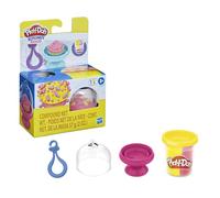 Play-Doh Kitchen Creations F1984 - Set di cupcake a clip, per bambini dai 3 anni in su, con 1 lattina di composto modellante non tossico bicolore