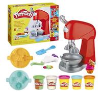 Play-Doh Kitchen Creations Il Magico Mixer, impastatrice giocattolo con finti accessori da cucina, giocattolo per attività manuali per bambini e bambine