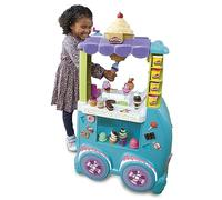 Play-Doh Il Super Camioncino dei Gelati, playset con cucina di grandi dimensioni con suoni realistici, 27 accessori, 12 vasetti