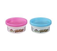 Play-Doh Krackle Slime Rosa e Arancione Chiaro, Confezione da 2 di Composto Slime con Perline per Bambini dai 3 Anni in su