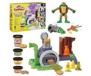 Play-Doh Les Tortues Ninja Four Lance-Pizza, Coffret de pâte à Modeler, Vert