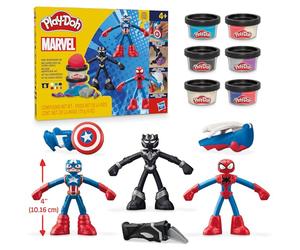 Play-Doh Marvel, Coffret MES Aventures de Super-héros avec pâte à Modeler, [Varies]