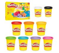 Hasbro Play-Doh, Favorite Color, Idee Regali per Bambini e Bambine, Confezione da 9 vasetti, attività manuali